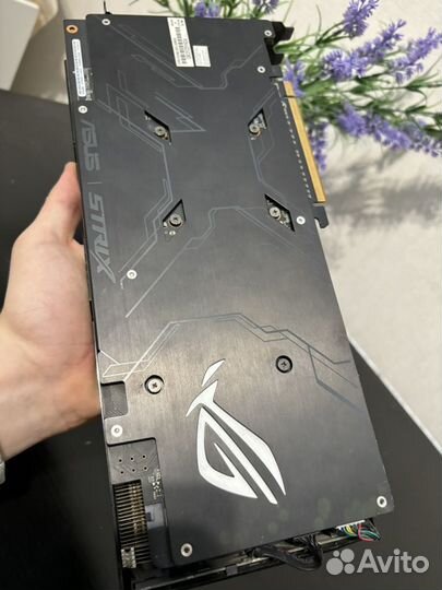 Видеокарта Rx 480 8Gb Asus Rog Strix