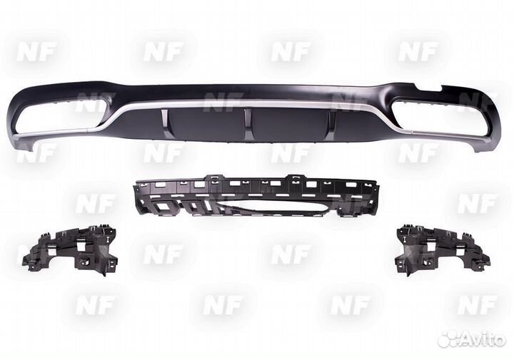 Диффузор 63 S AMG Mercedes W213