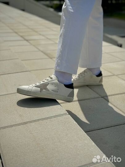 Кеды golden goose white женские