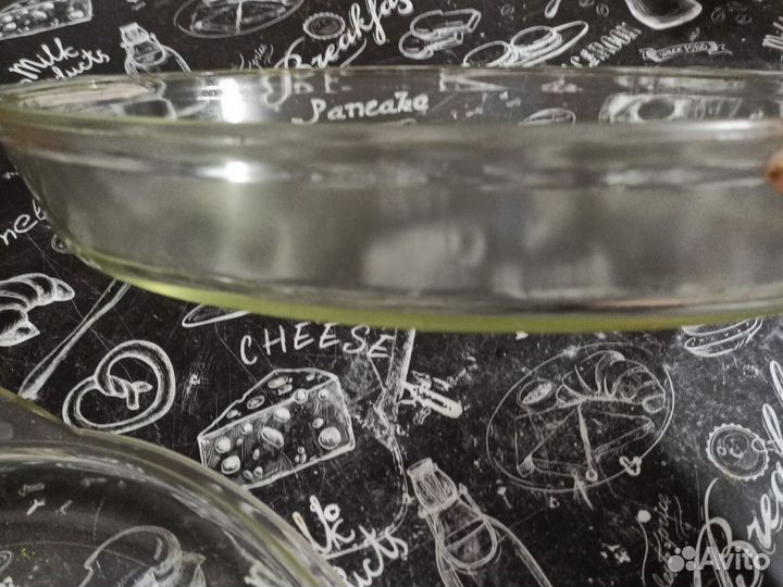 Стеклянная форма для запекания с крышкой