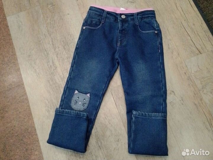 Джинсы утеплённые детские