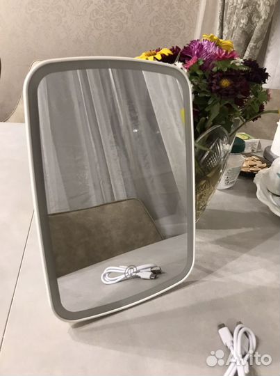 Led зеркало настольное