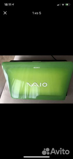 Ноутбук Sony vaio