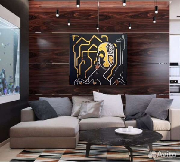 Картина крупноформатная.Живопись