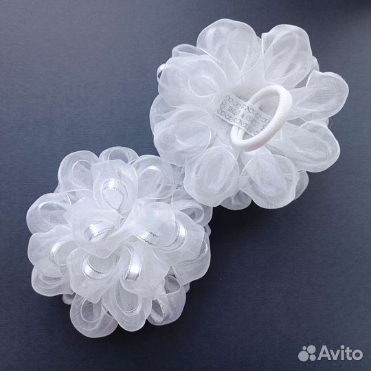 Школьные банты белые