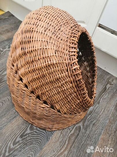 Дом плетёный для кошки или маленькой собачки