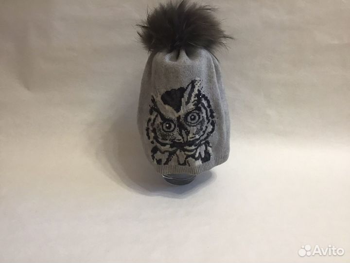 Шапка детская с совой