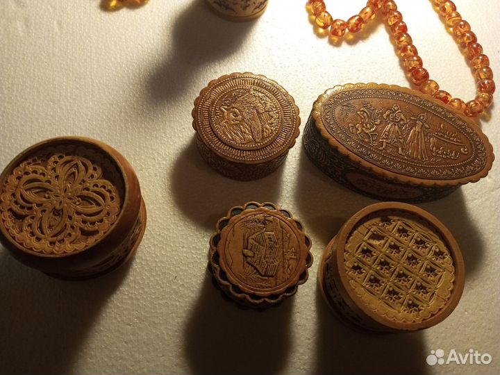 Шкатулки из бересты