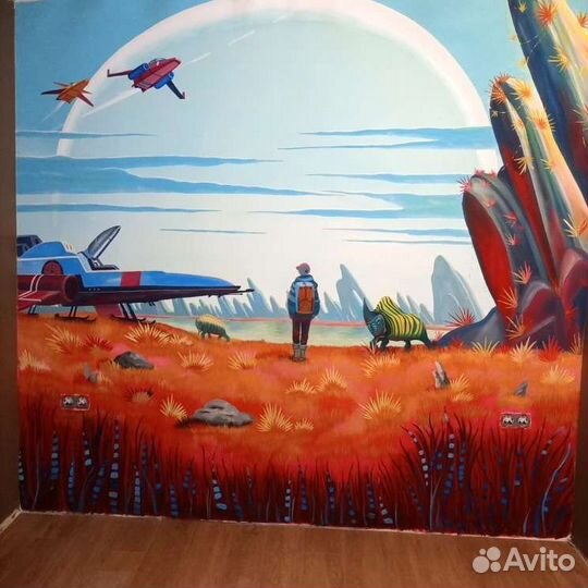 Художник. Роспись стен, барельеф, картины