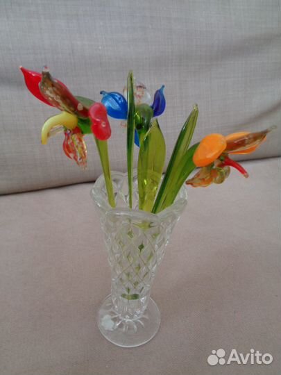 Цветы из стекла
