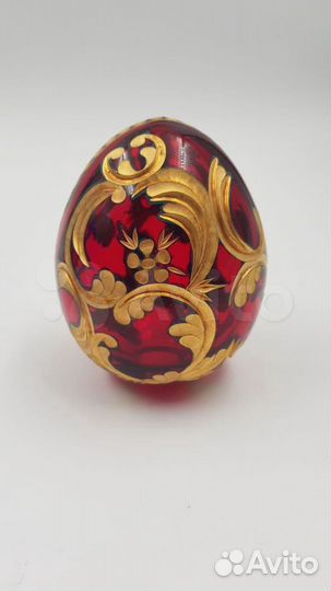 Пасхальное яйцо Цветной хрусталь