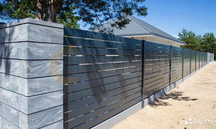 Алюминиевый забор Алютех гарант 10 лет