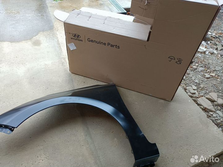 Крыло переднее левое hyundai solaris