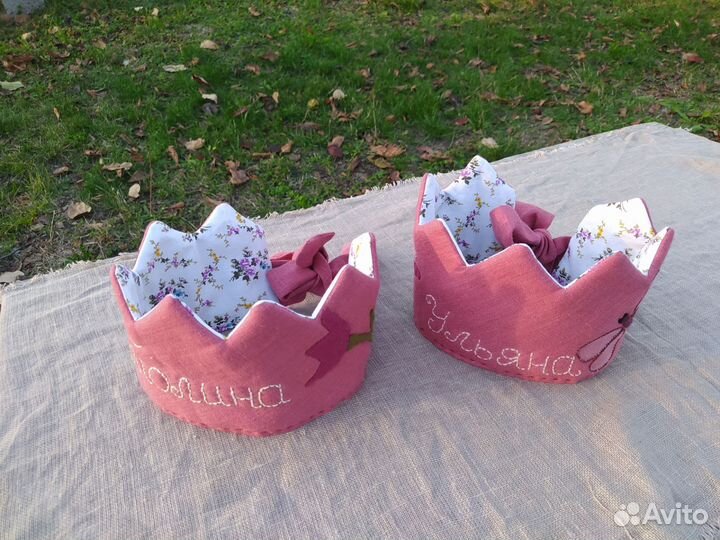 Текстильная корона на заказ