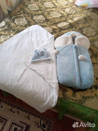 Зимний конверт на выписку