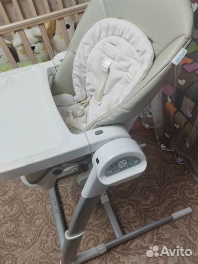 Стульчик для кормления с электрокачелей
