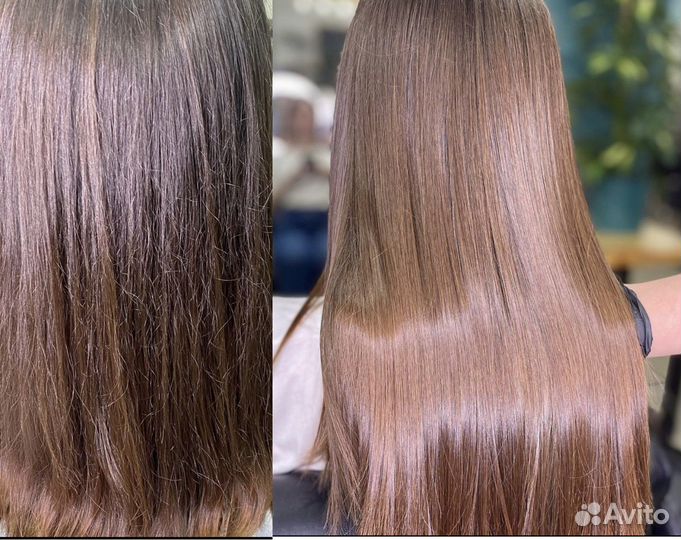 Кератиновое выпрямление