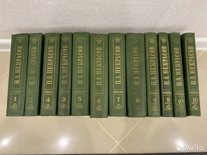 Н.Некрасов полное собрание сочинений в 12 томах