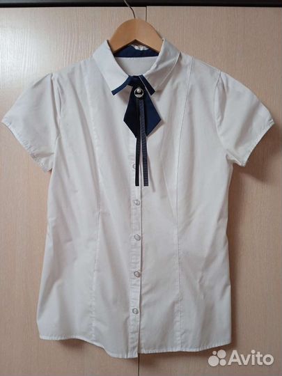 Школьная блузка на девочку 10 лет. Pelican