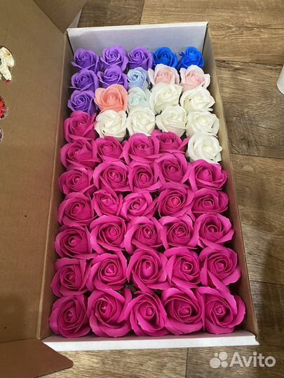 Мыльные розы 50 шт