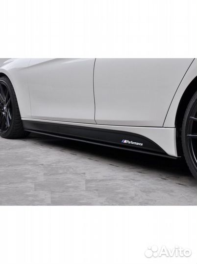 Наклейки на пороги m performance f30 мат и глянец