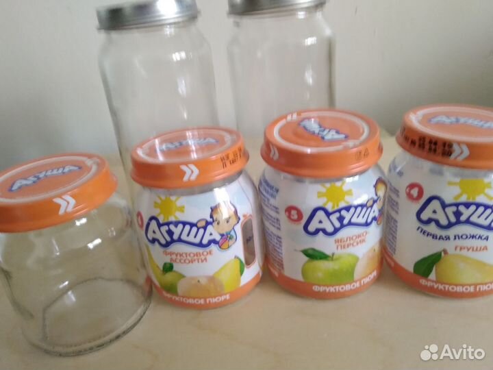 Банки из под детского питания + крышка