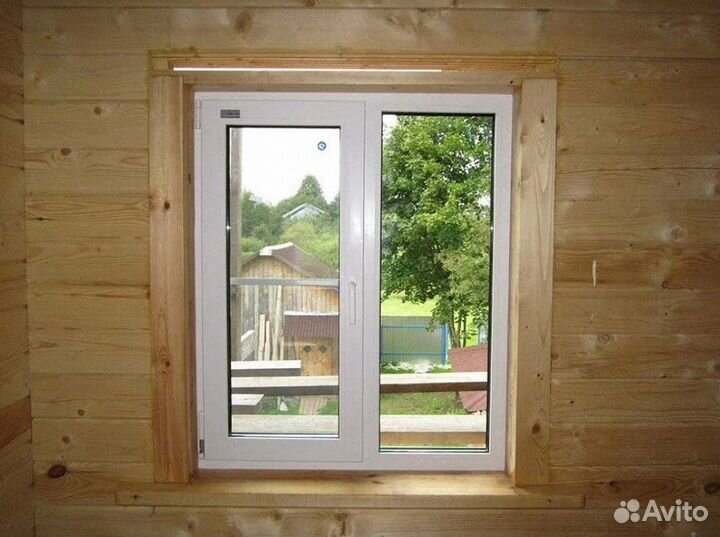 Окна пвх на дачу, окно 2х створчатое, 3х створчато