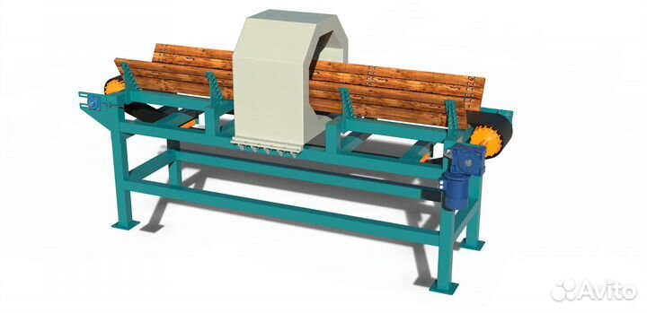 Линия сортировки брёвен