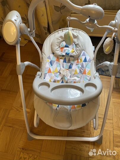 Детские электронные качели для новорожденных