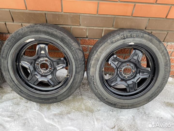 Колеса на renault sandero r16 4x100 205/55