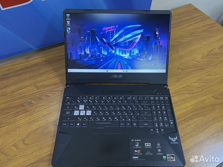 Игровой ноутбук Asus / 24gb / RGB / GTX 1650