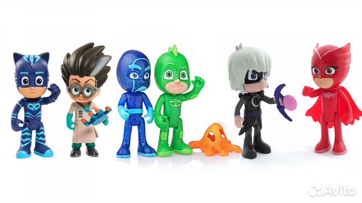 Герои в масках игрушки набор фигурок 6 шт. из США