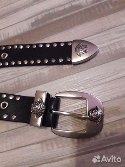 Мужской кожаный ремень ручной работы