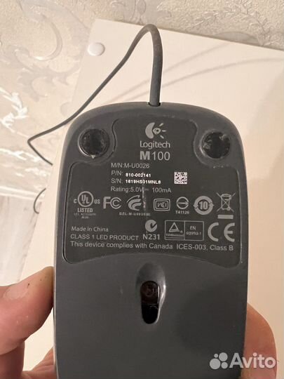 Мышь Logitech M-U0026 б/у