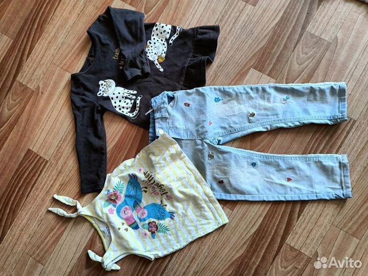 Вещи пакетом для девочки 92 98