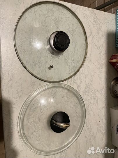 Крышка стеклянная для сковороды 26 28 см