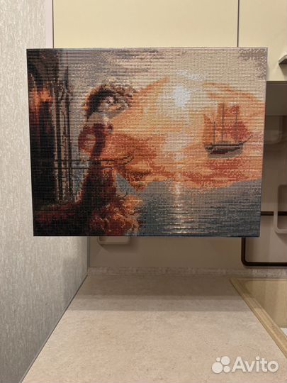 Алмазная мозаика готовые картины полная выкладка