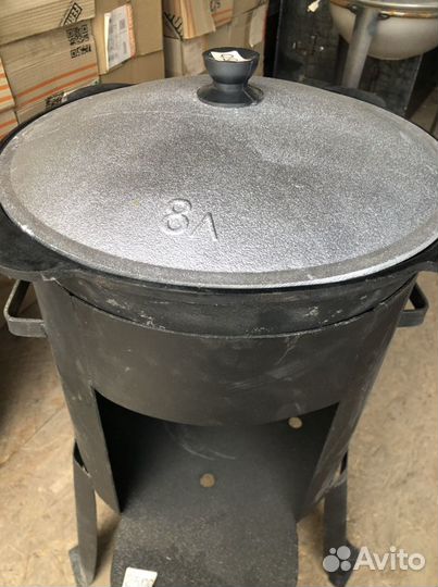 Узбекский казан с печкой