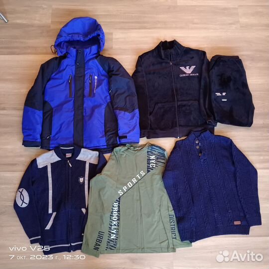 Вещи пакетом на мальчика 158 164 + обувь