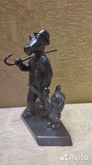 Статуэтка крокодил Гена и Чебурашка