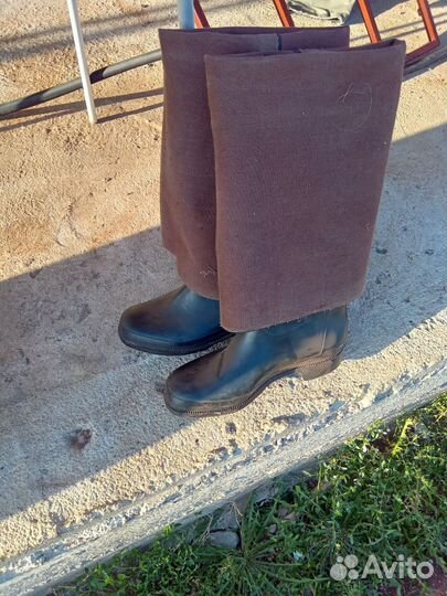 Сапоги резиновые болотные