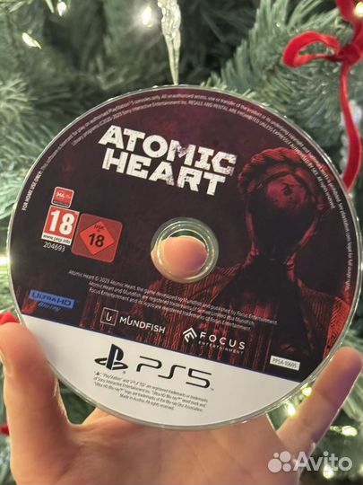 Atomic heart ps5 (диск)