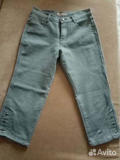 Джинсовые бриджи