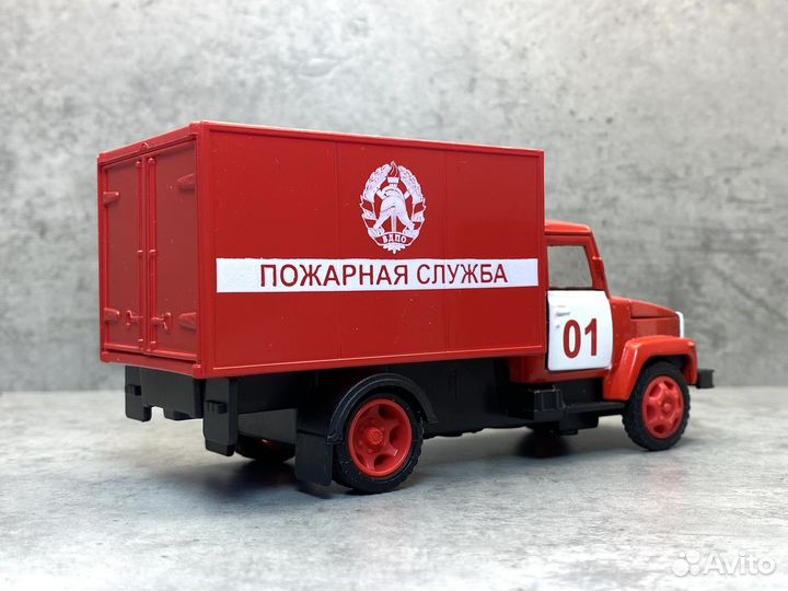 Модель газ-3307 пожарная охрана 1:43