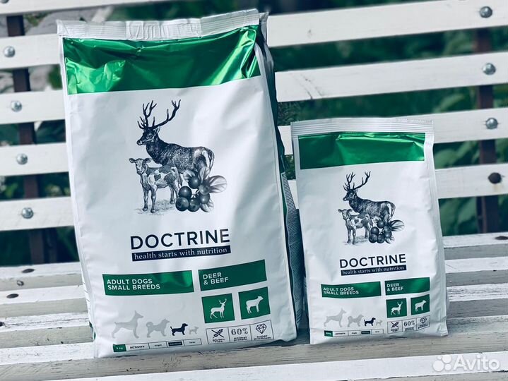 Doctrine, супер-премиальный корм для кошек и собак