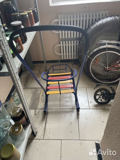 Детские санки на колесах