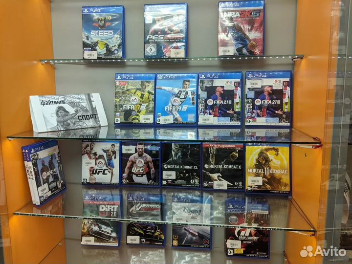 Диски для PS4 и PS5 в ассортименте