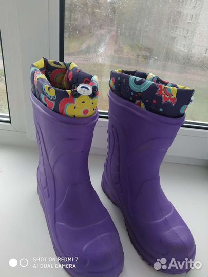 Детские резиновые сапоги 33