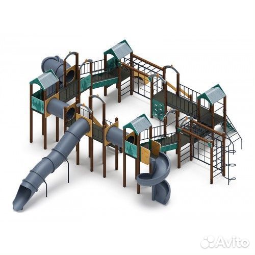 Игровой комплекс Остров детства Тайга в Волгограде