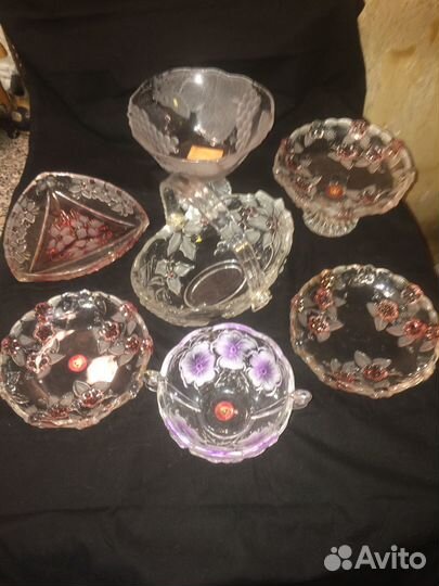 Салатницы.конфетницы Waltherglas новые Германия